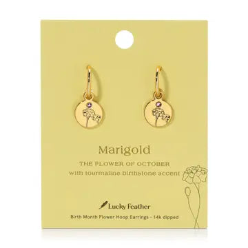 Birth Month Flower Earrings