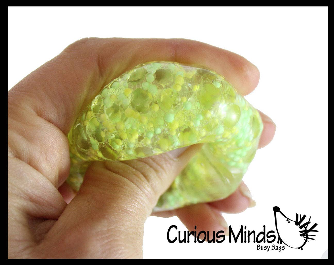 Small Amazing 1.5" Confetti Bead with Thick Gel Mold-able
