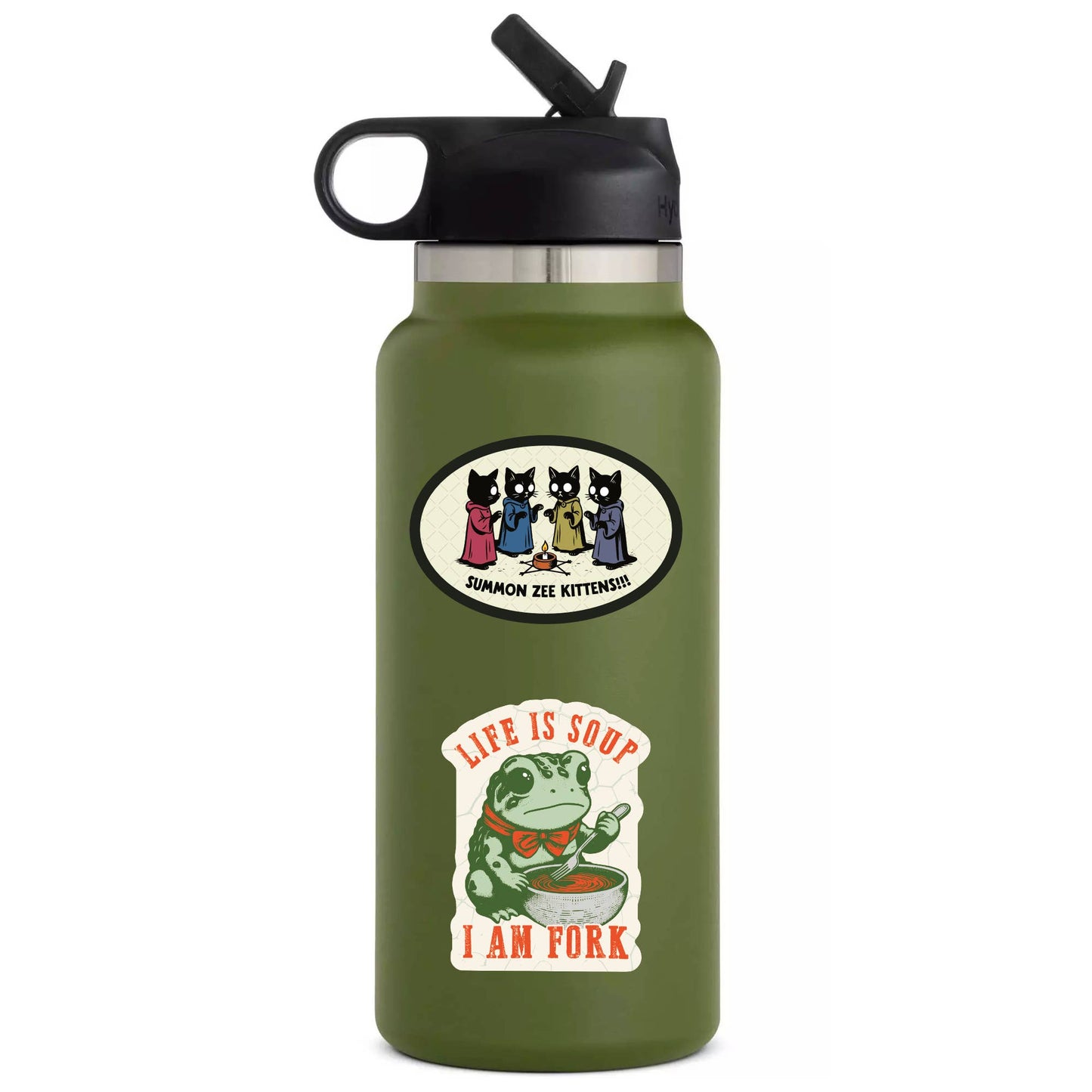 Funny Frog Soup Life Sarcasm High Quality Vinyl Sticker