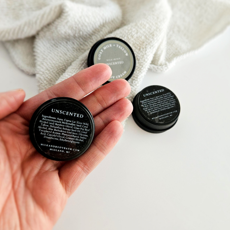 Mini Goat Milk + Tallow Body Cream | Unscented