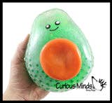 Squishy Jumbo Fruit Water Bead Filled Squeeze Stress Balls