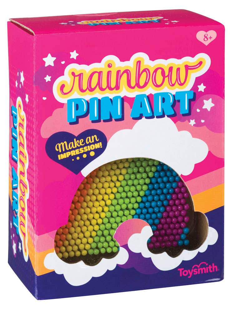 Colorful Rainbow Pin Art, Girls Boys, Room Decor Desk Toy