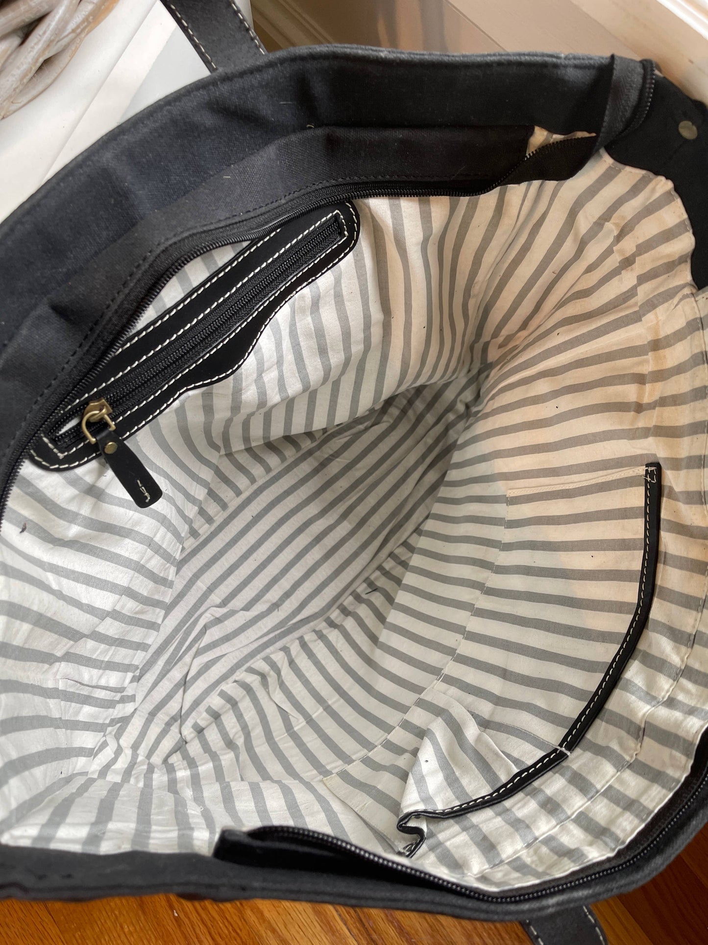 Belle Brown Canvas XL Tote