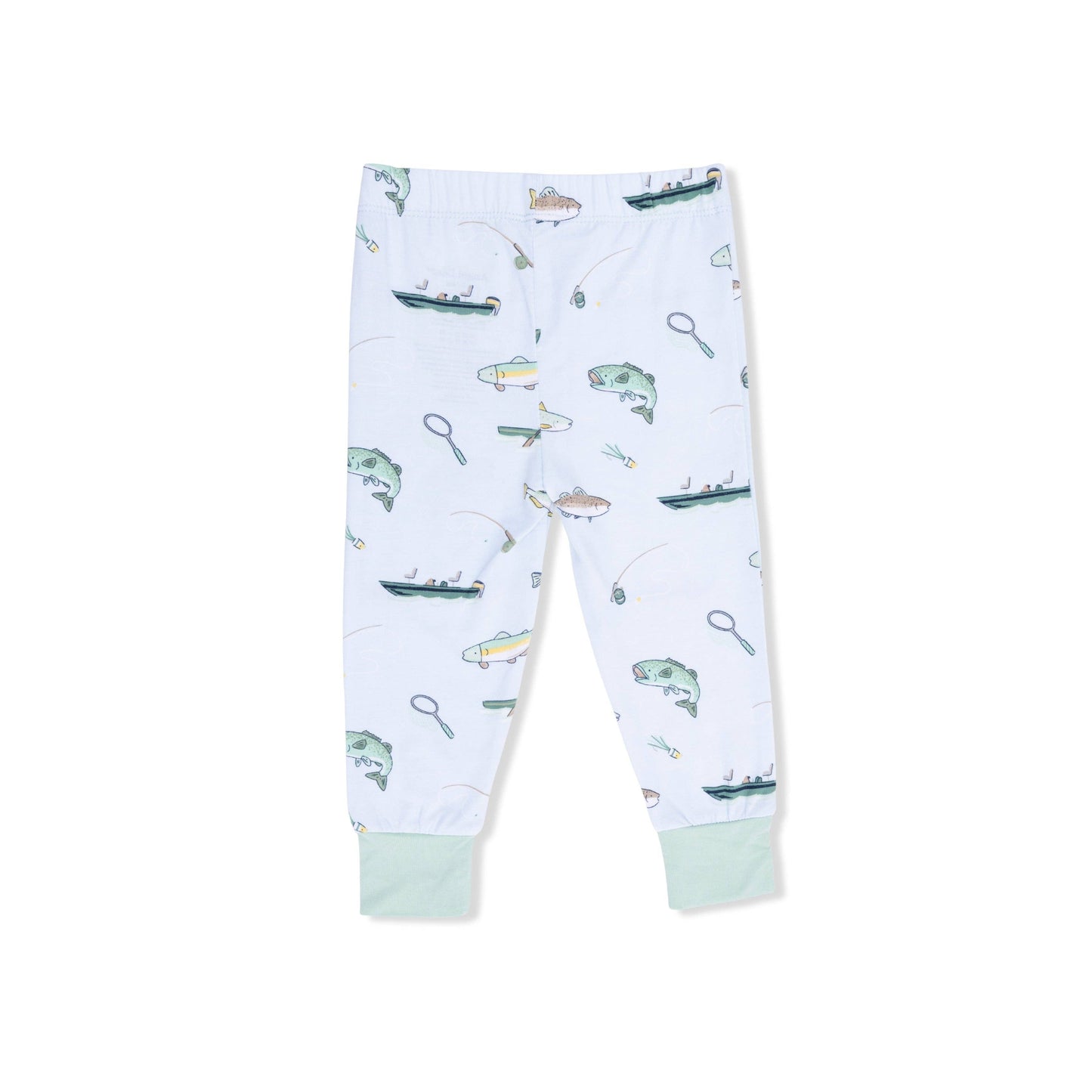 Fishing - Short Sleeve Loungewear Set