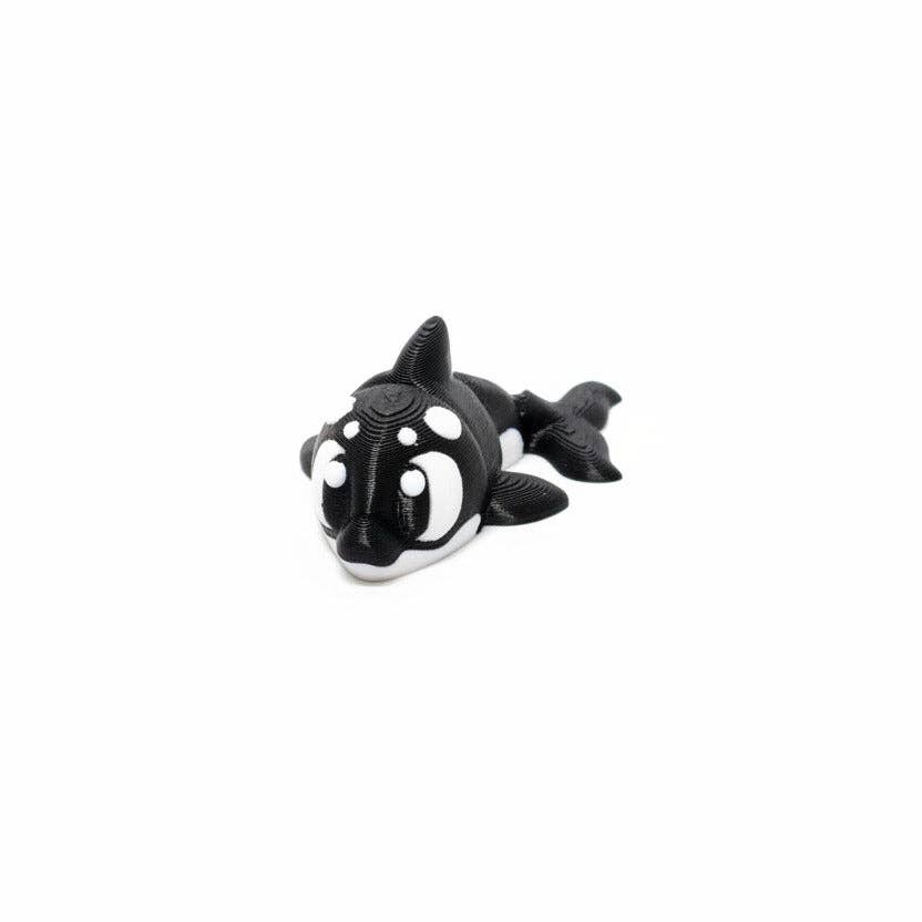 Killer Whale • Orca • Mini 3D Printed Articulated Animal • Flexi Animals • Pocket Pets • Pocket Pals • Desk Pets