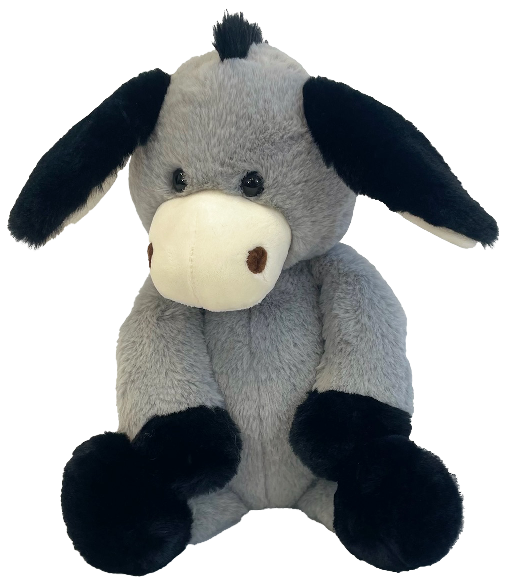 Darly Donkey World's Softest Lushee 16 inch Gray Plush Toy