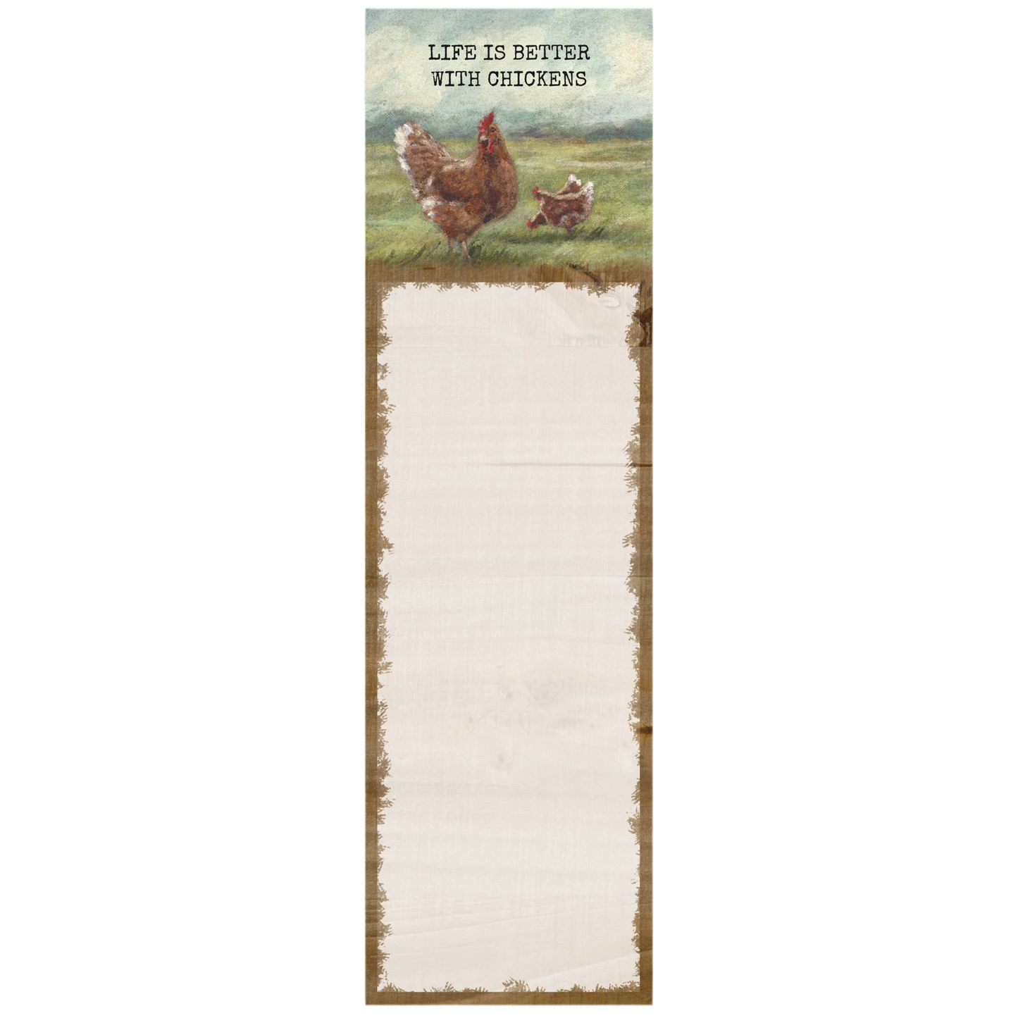 Better With Chickens List Pad