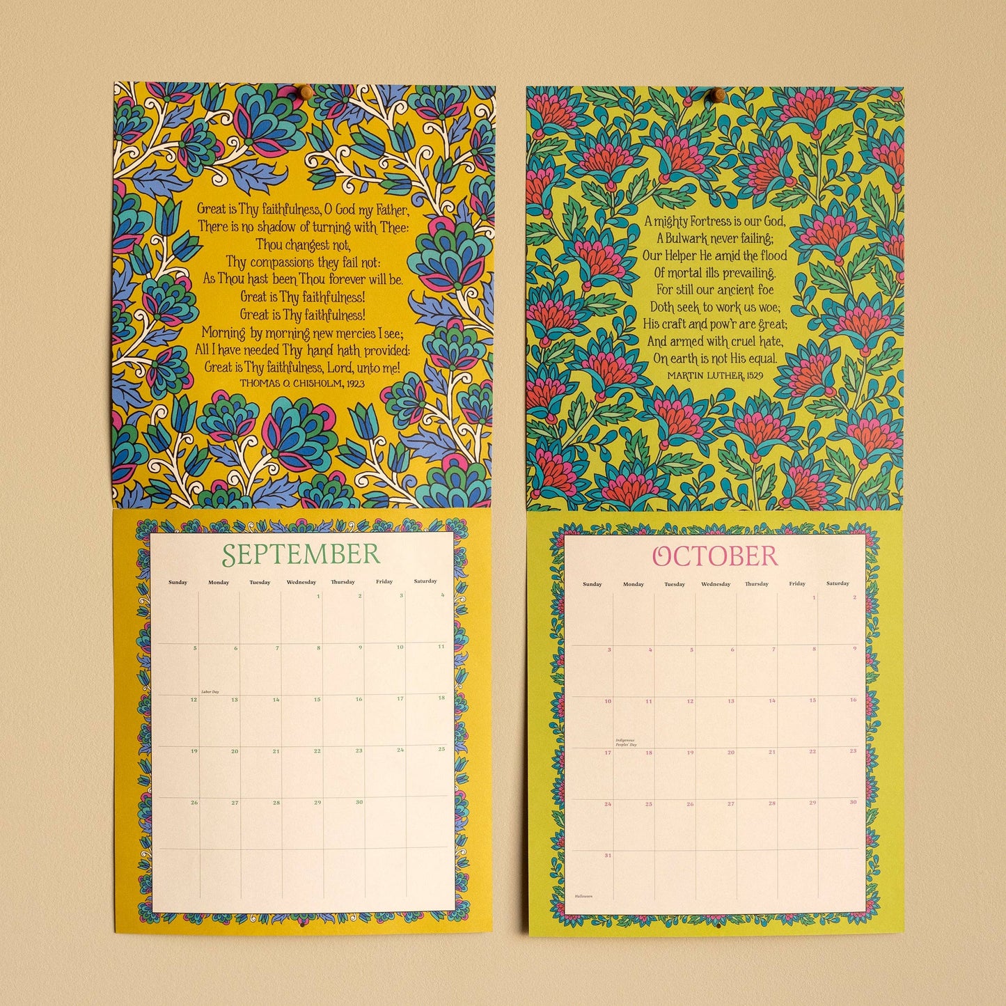 2027 Big Hymn Calendar