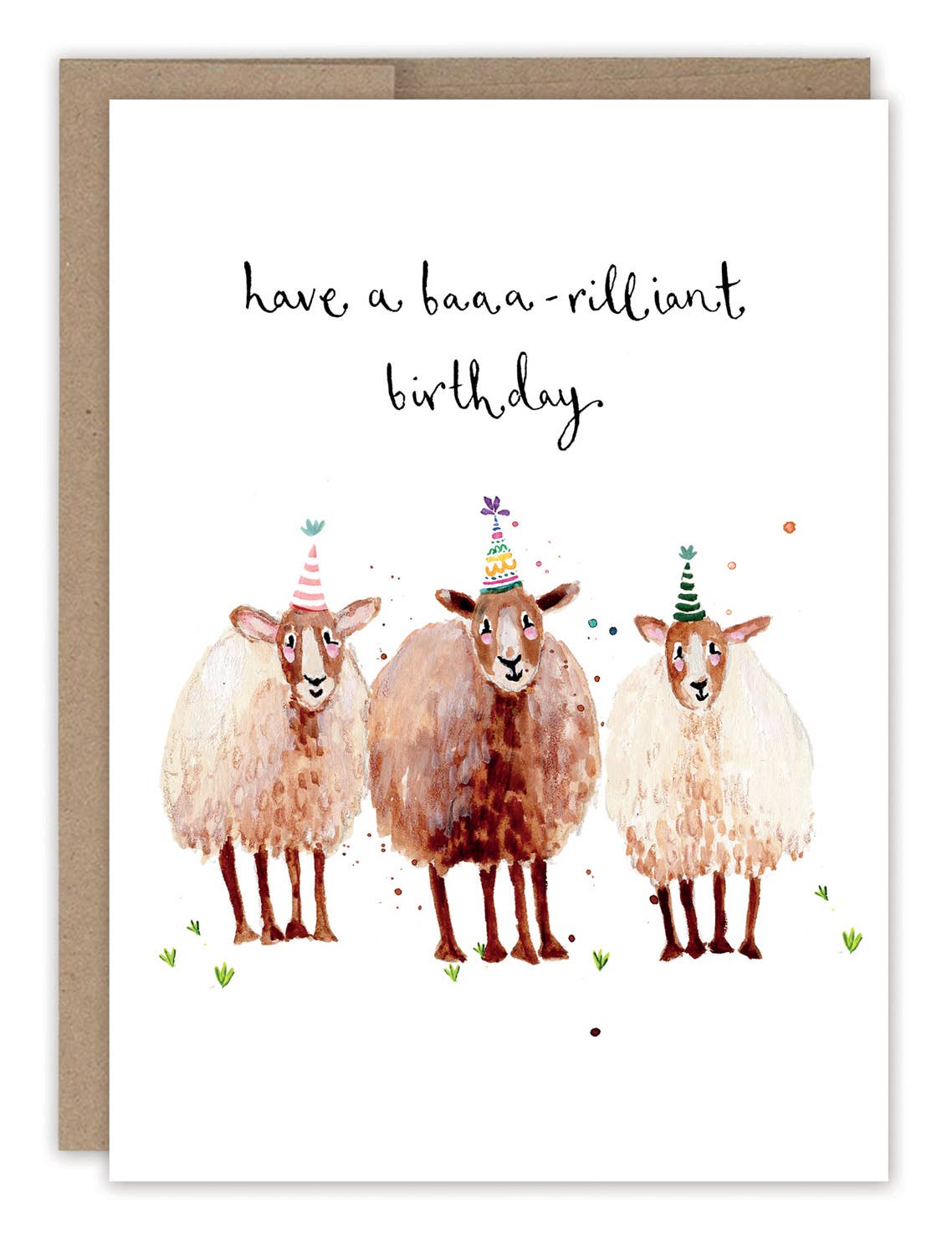 Sheep Baaa-rilliant Birthday Card