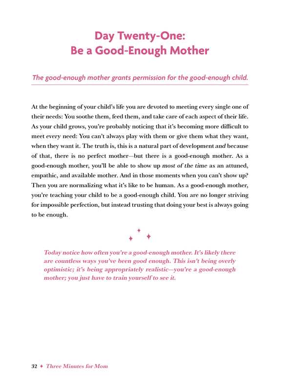 Three Minutes for Mom by Erin Morrison