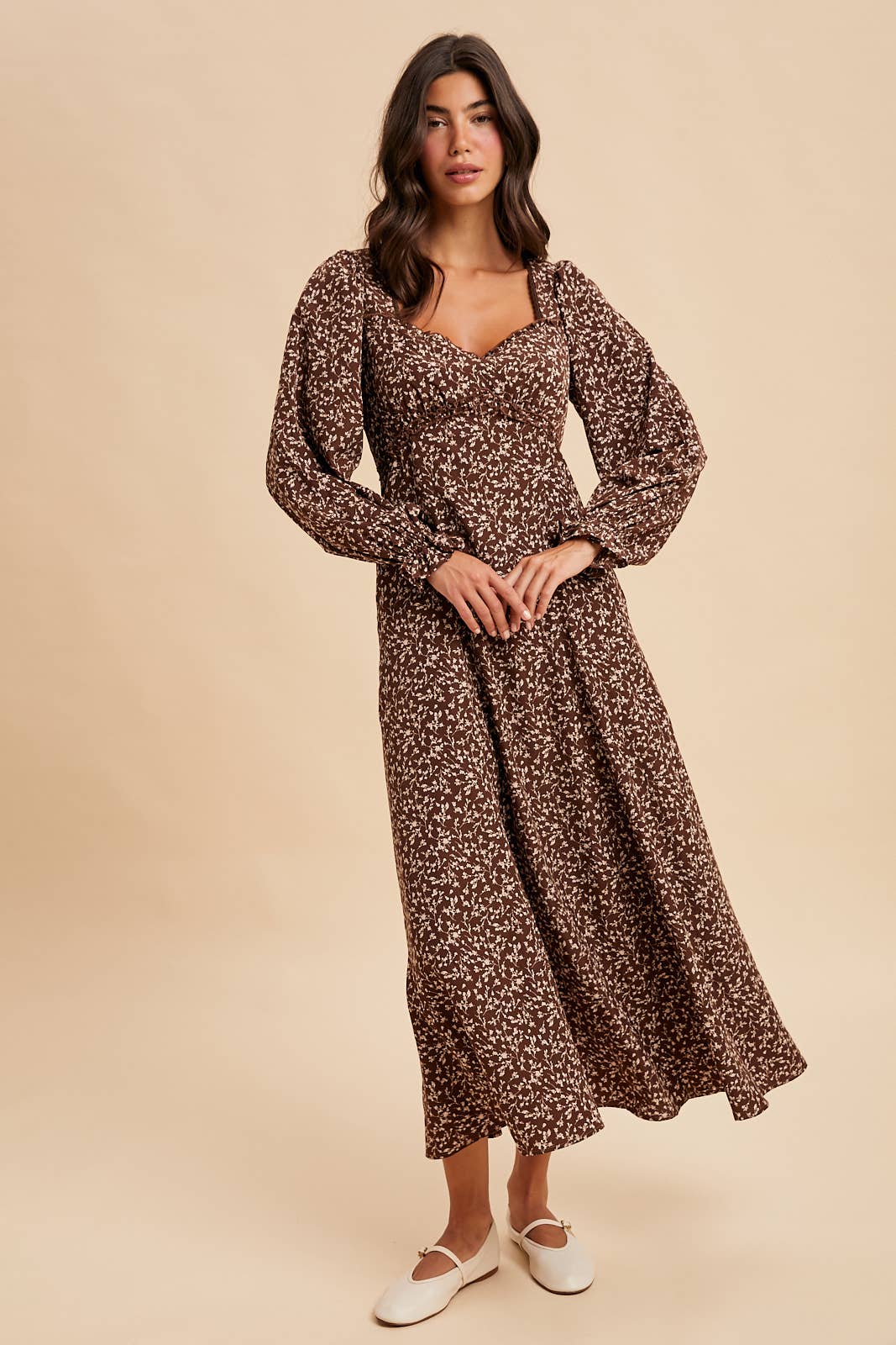 SWEETHEART FLORAL MAXI DRESS