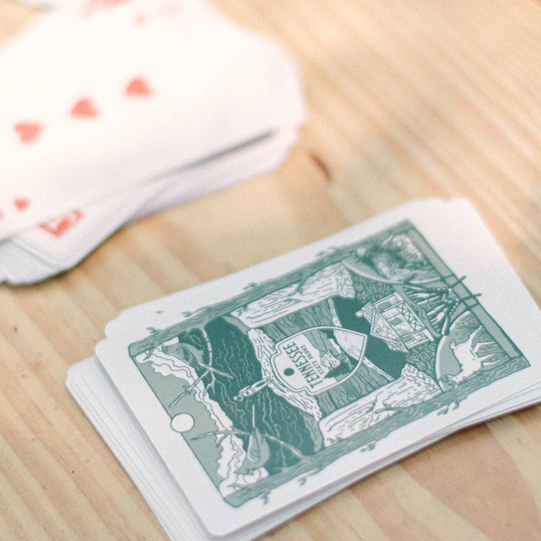 Tennessee State Parks - Crest Mural Playing Cards