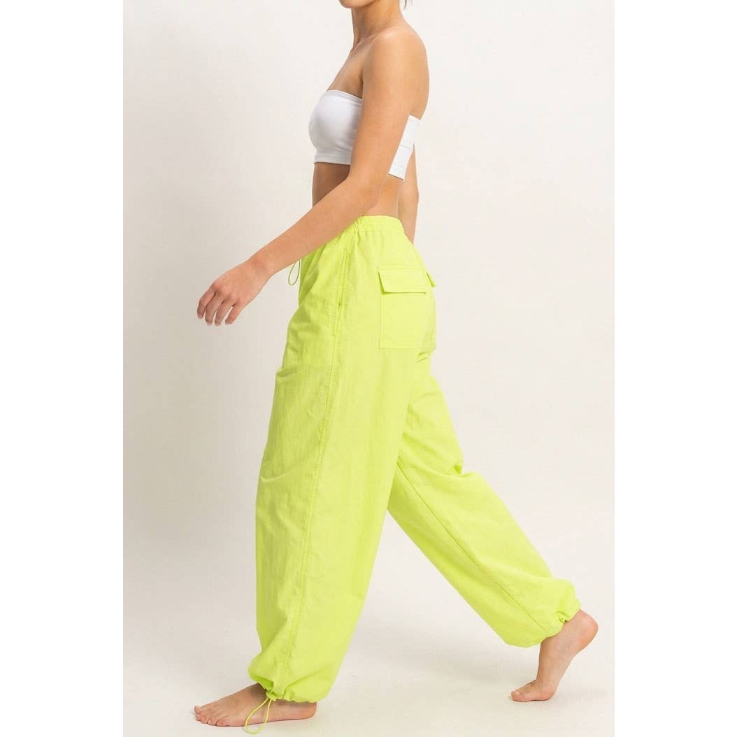 High-Waist Parachute Pants