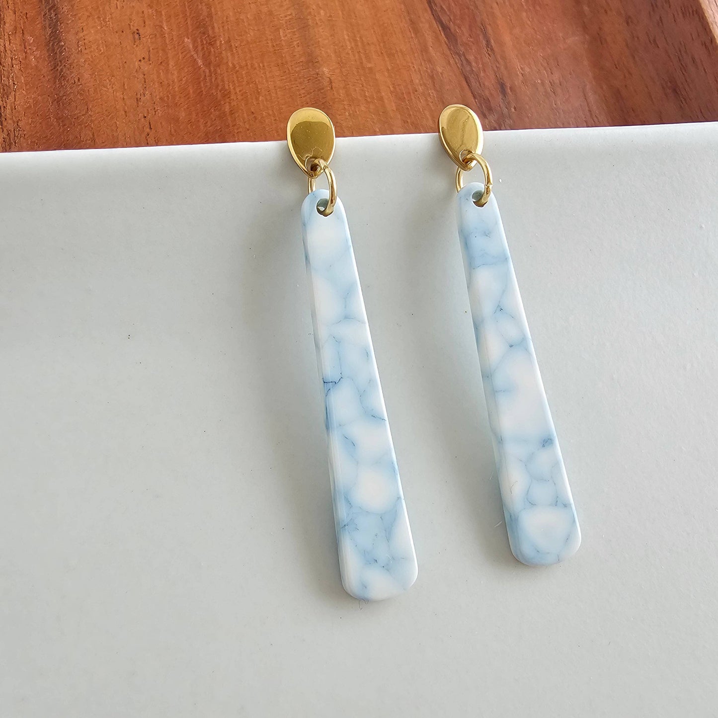 Blair Earrings - Saltwater Blue // Resort Summer Jewelry