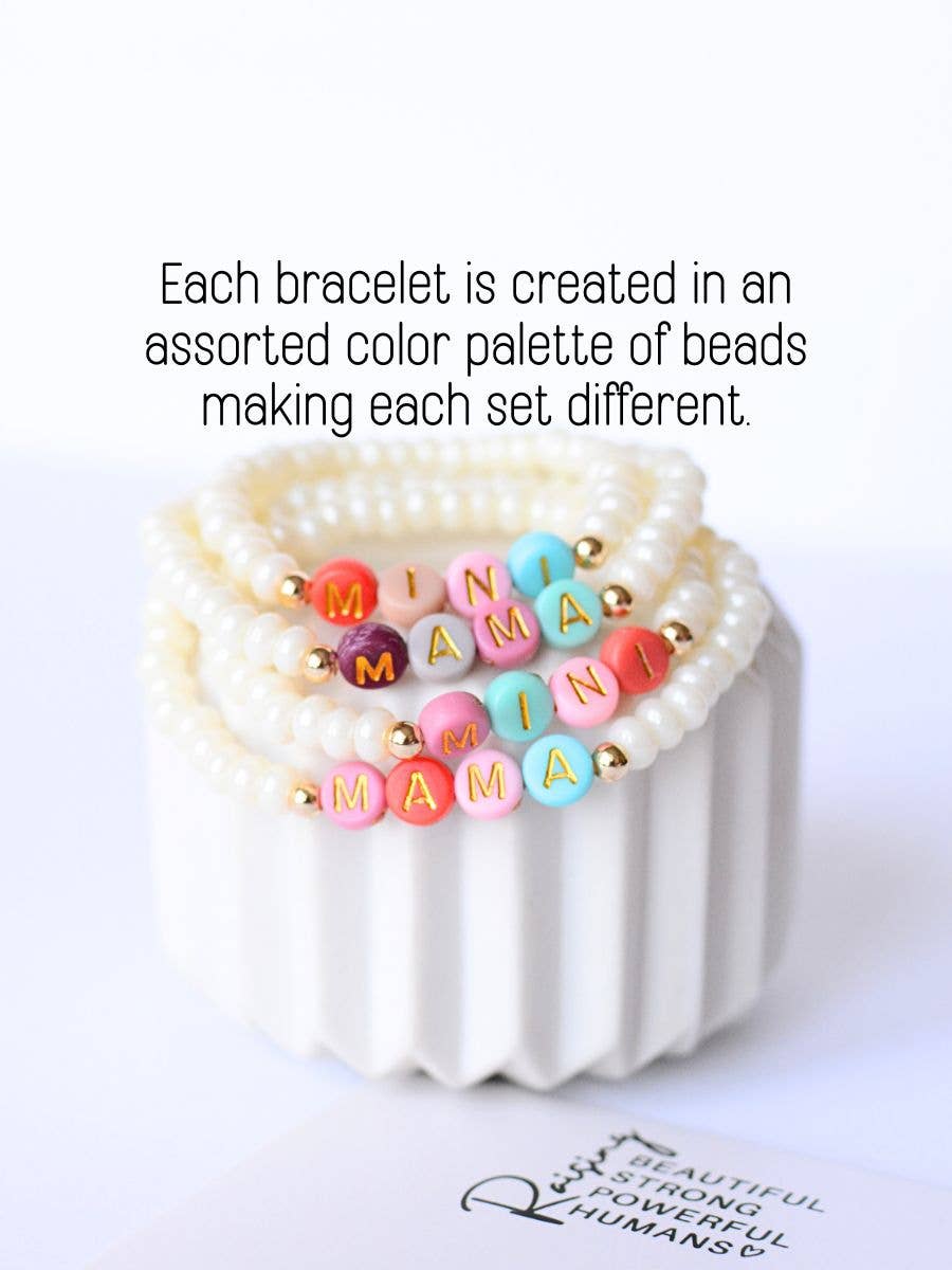 Mama MINI Bracelet – Inspirational Matching Jewelry, Pearl