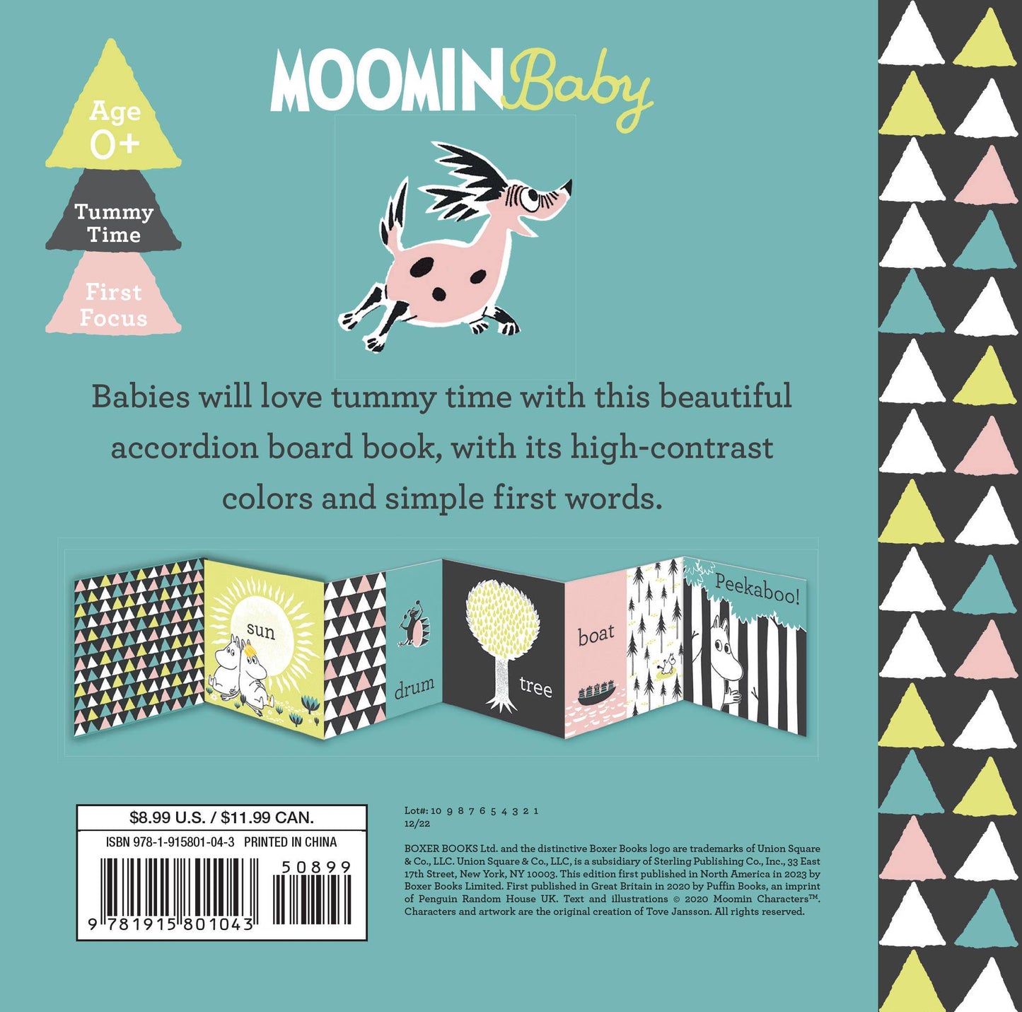 Moomin Words Tummy Time by Tove Jansson