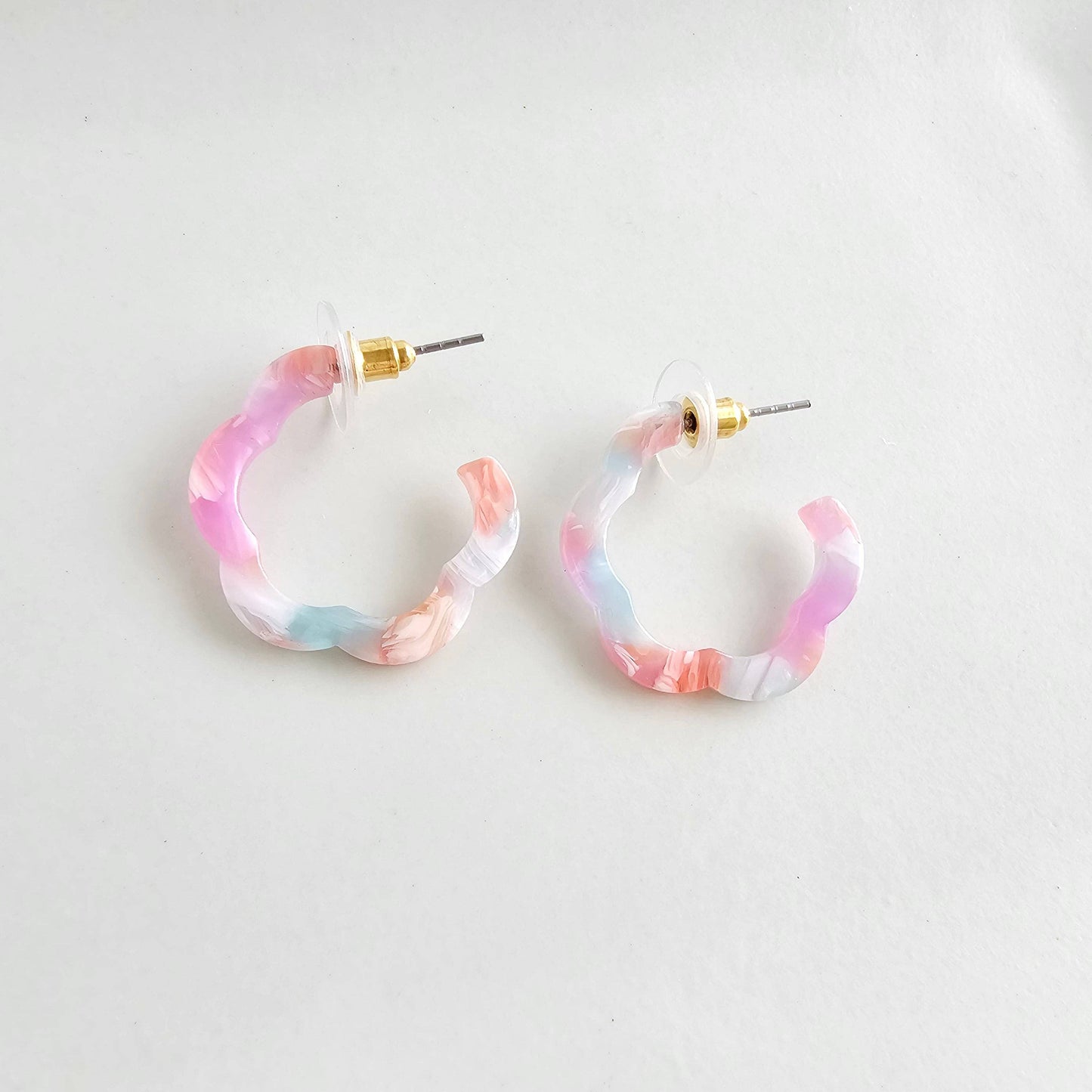 Posey Mini Hoops - Afterglow // Spring Summer Earrings