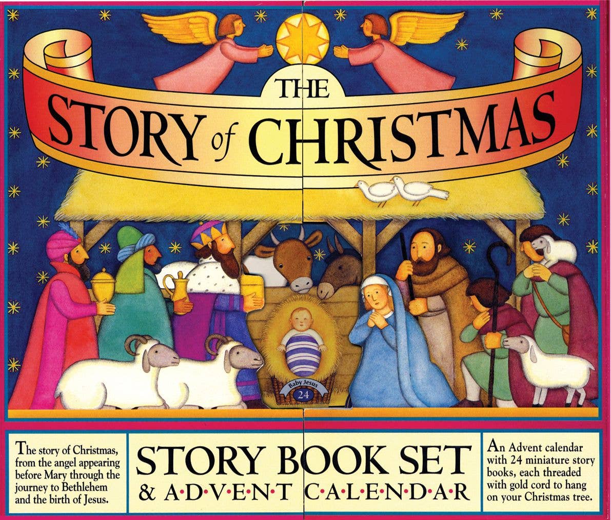 The Story of Christmas Story Book Set and Advent Calendar Jollifrogs