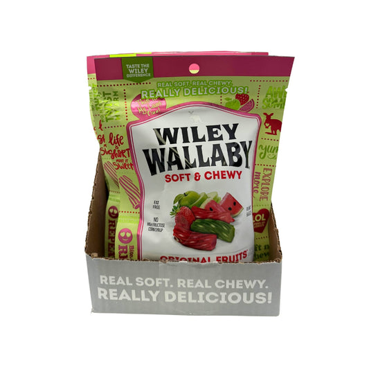 Wiley Wallaby Original Fruits Flavored Licorice
