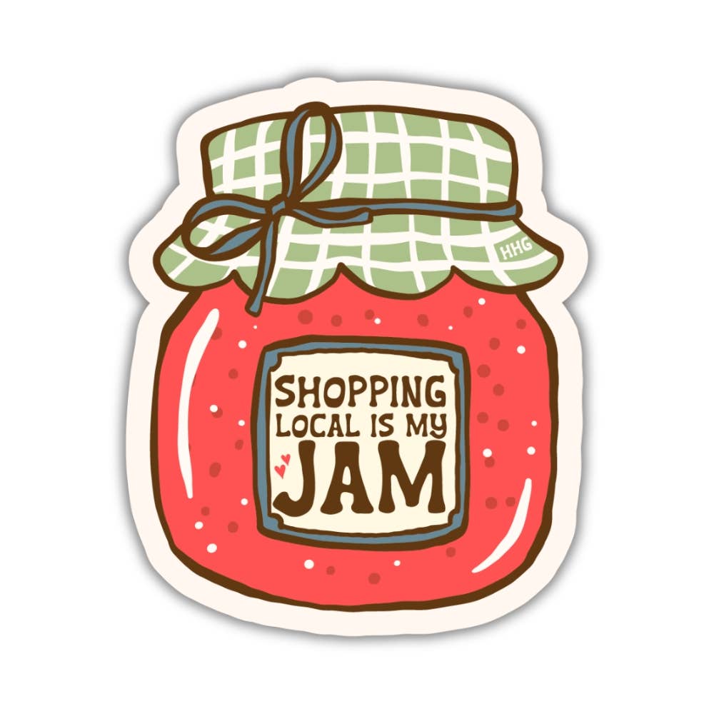 Shopping Local - Farmstand Jam Sticker