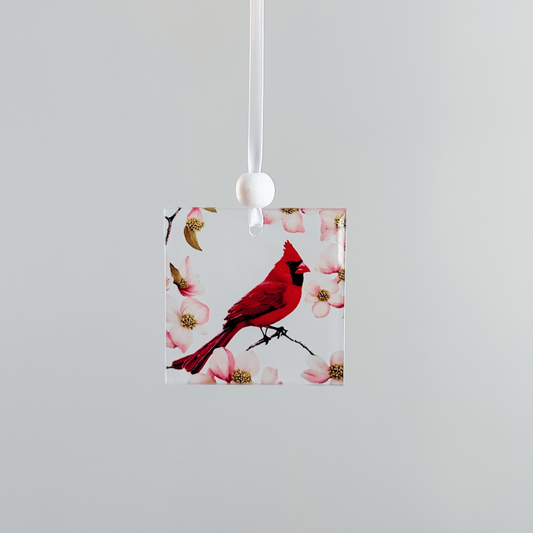Window Charm -  Cardinal | Suncatcher | Window Art