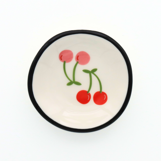 Ring Dish Two Double Cherry