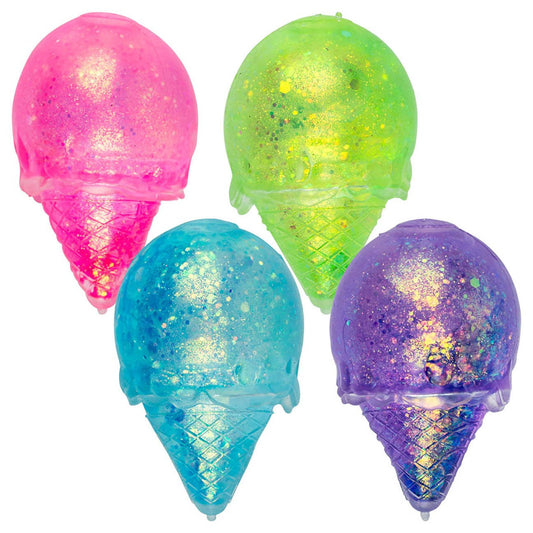 1 Ice Cream Cone Shaped Thick Glue/Gel Syrup Molasses Stretc