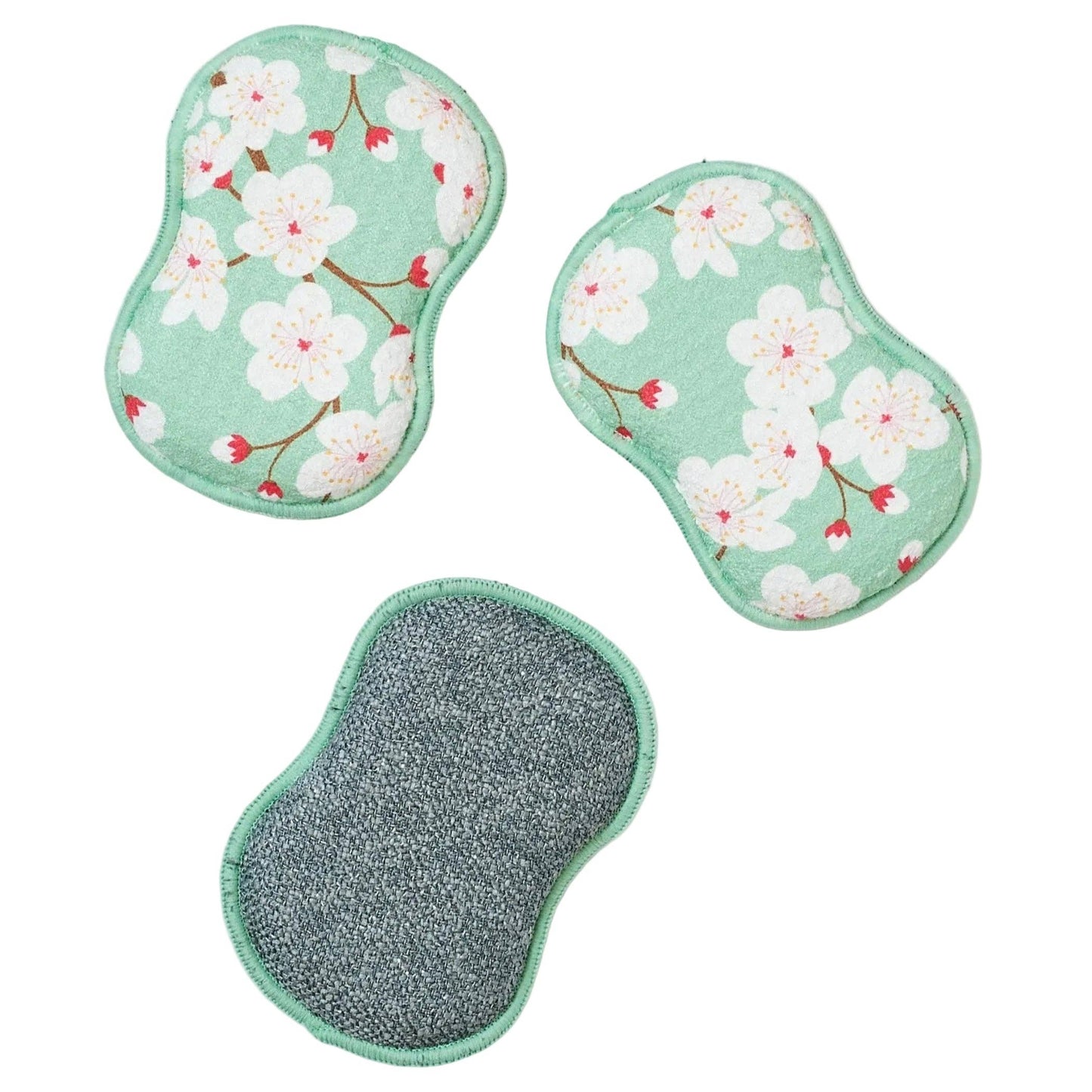RE:usable Sponges (Set of 3) -  Cherry Blossom
