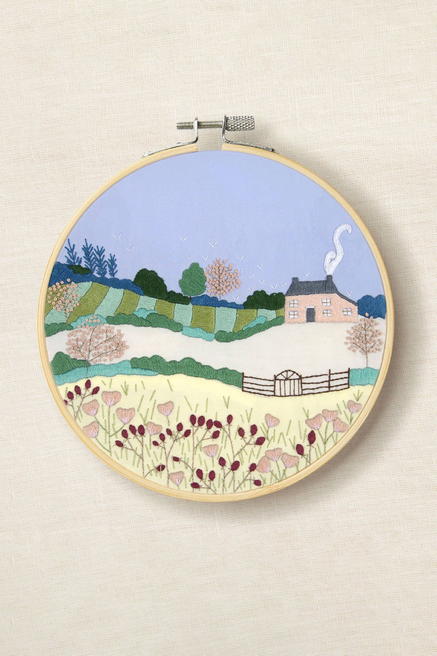 DMC Designer Embroidery Kit - Spring Landscape