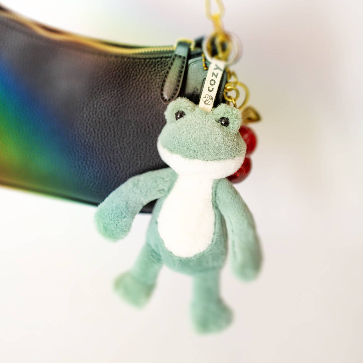 Worlds Softest Plush Lushee Clip - Fern Froggy