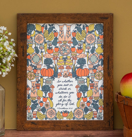 For the Glory of God Art Print