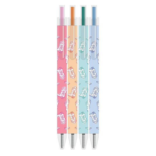 Colorful Western Cowgirl Boots Pen Set