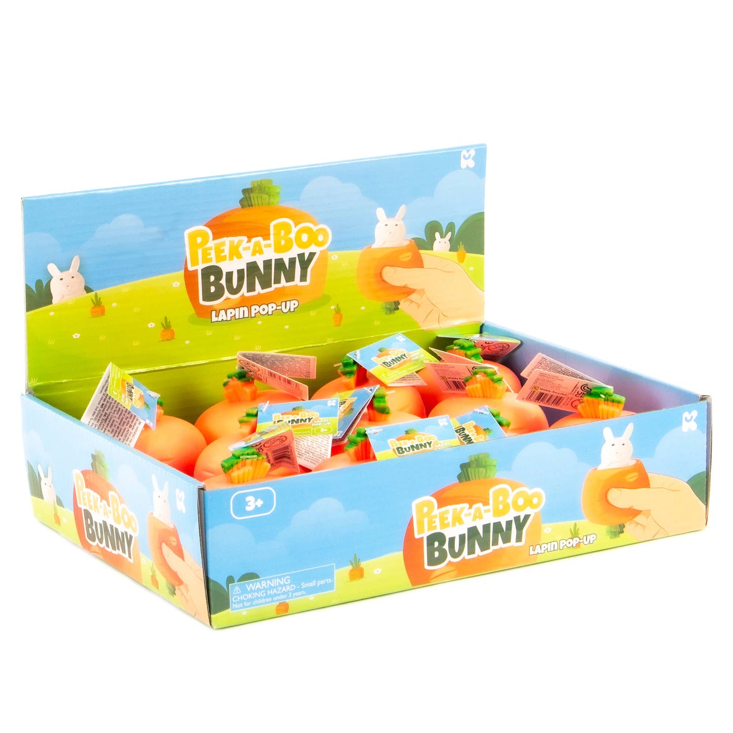 Keycraft Peek A Boo Bunny in Carrot Sensory Toy