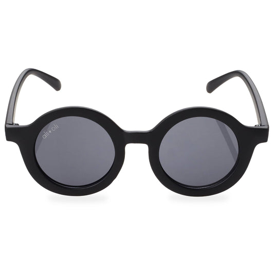 Kids Sunglasses Round (Black)