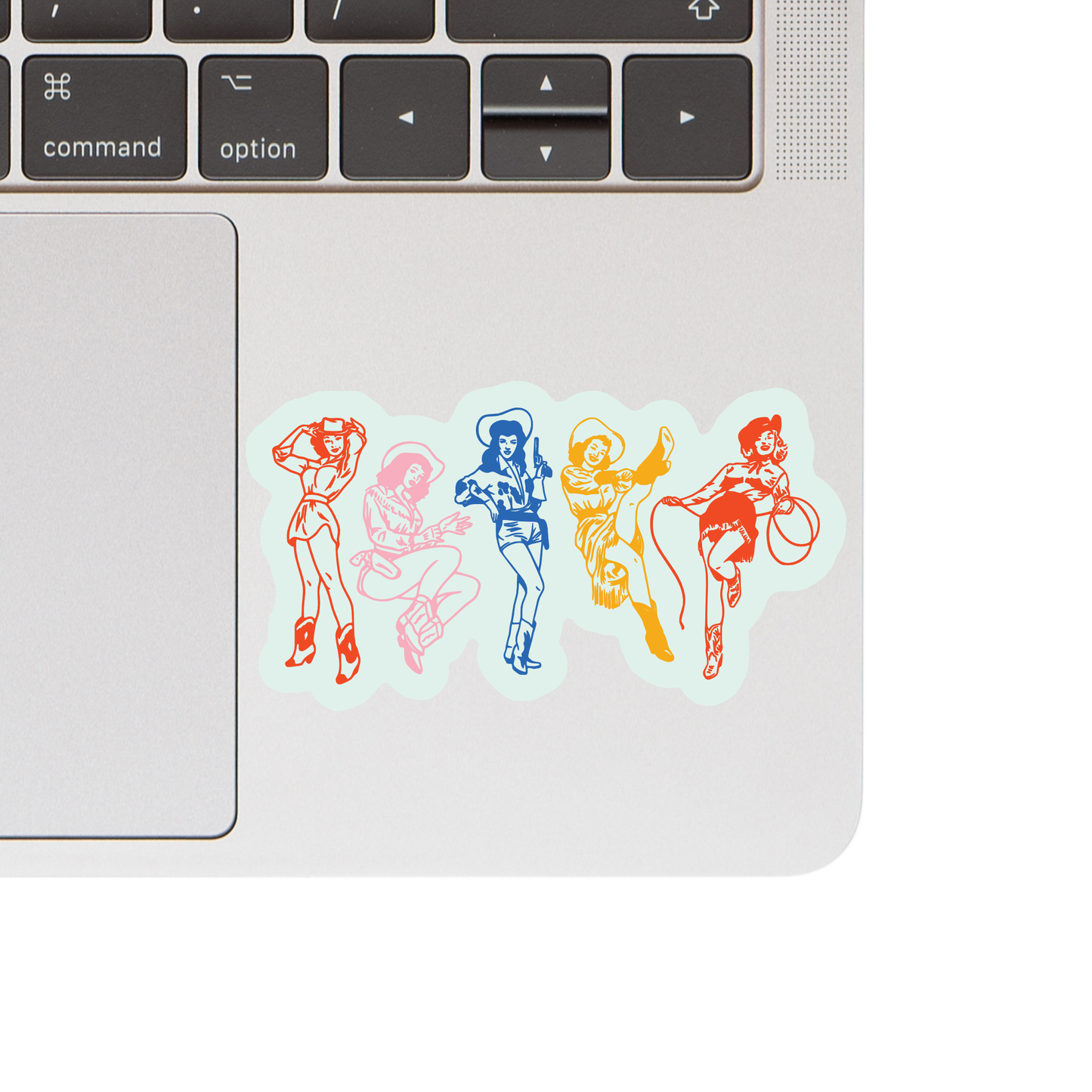 Cowgirl Retro Pinup High Quality Vinyl Sticker