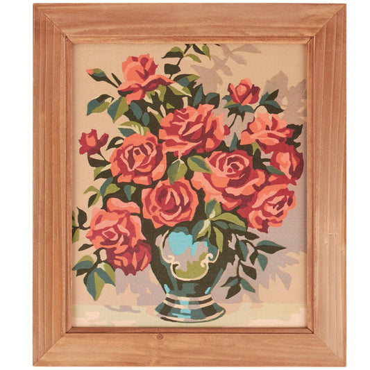 Rose Vase Framed Wall Art