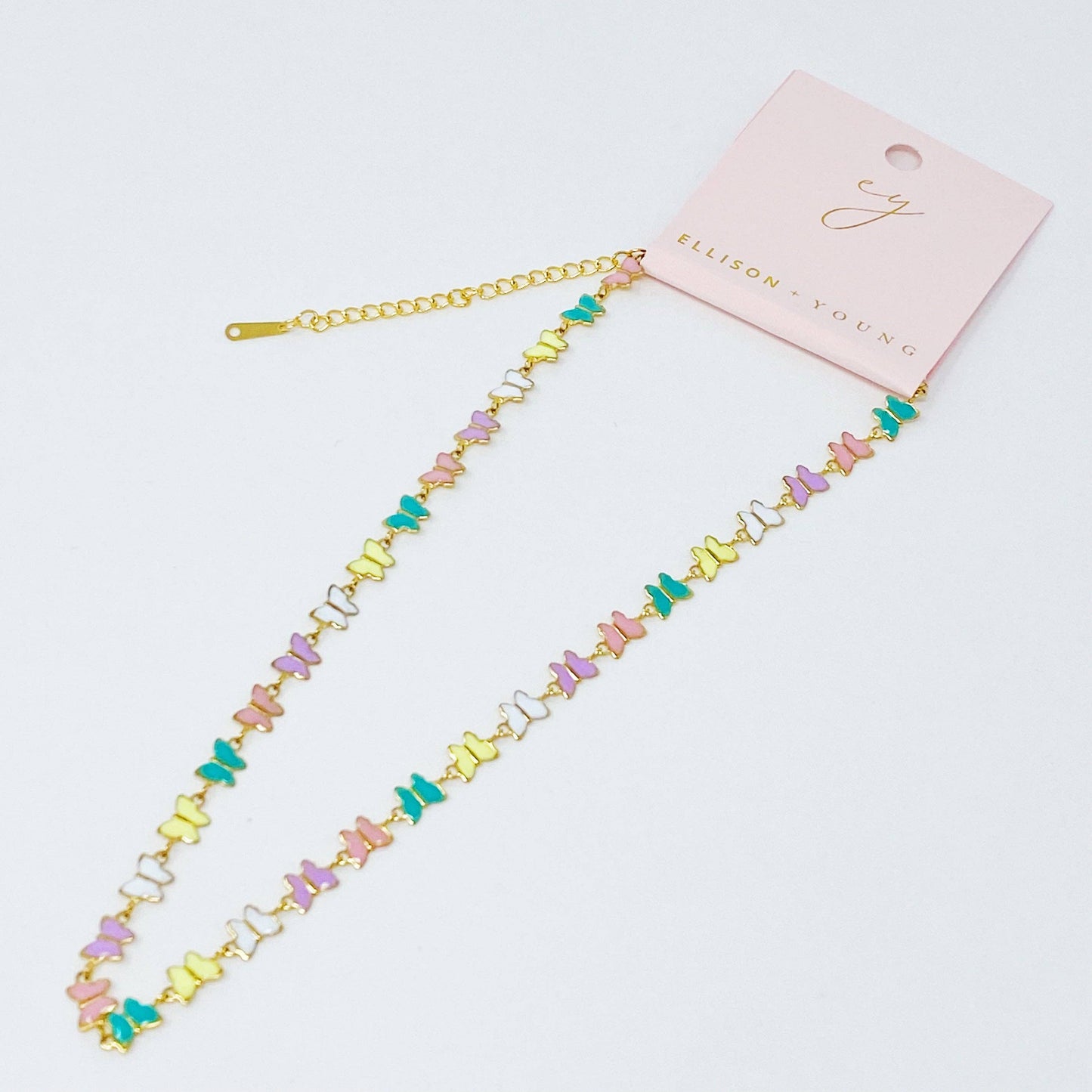 Linked Butterflies Necklace