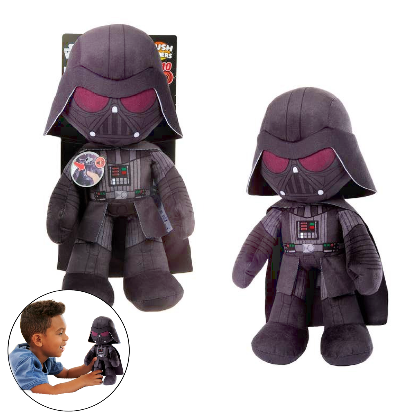 Mattel Star Wars Plush Talkers Darth Vader