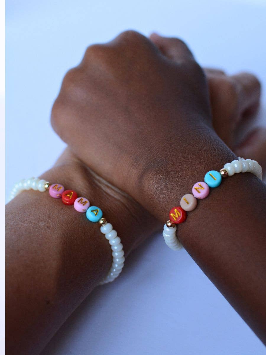 Mama MINI Bracelet – Inspirational Matching Jewelry, Pearl