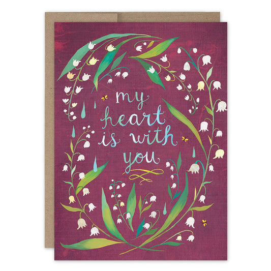 Lily of the Valley Sympathy Card