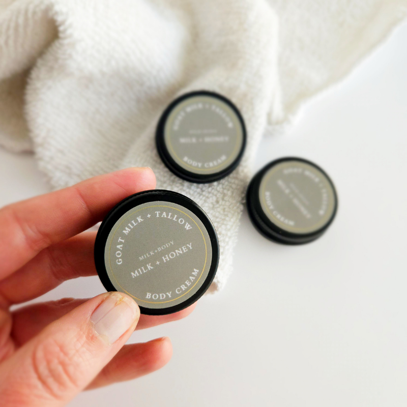 Mini Goat Milk + Tallow Body Cream | Milk + Honey