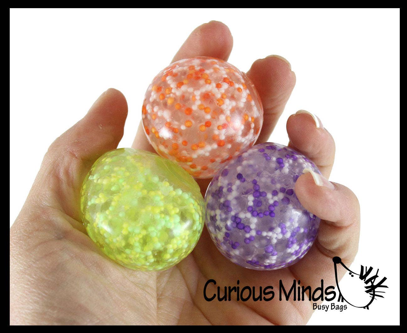 Small Amazing 1.5" Confetti Bead with Thick Gel Mold-able