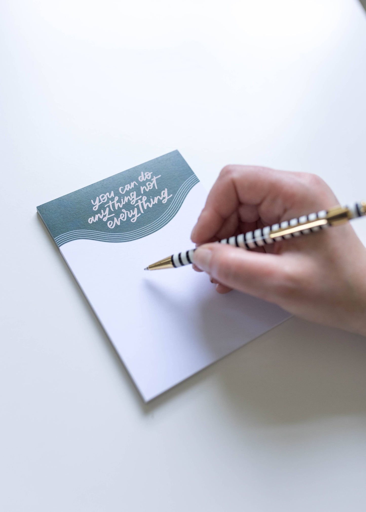You Can Do Anything Not Everything Notepad | Empowering Gift