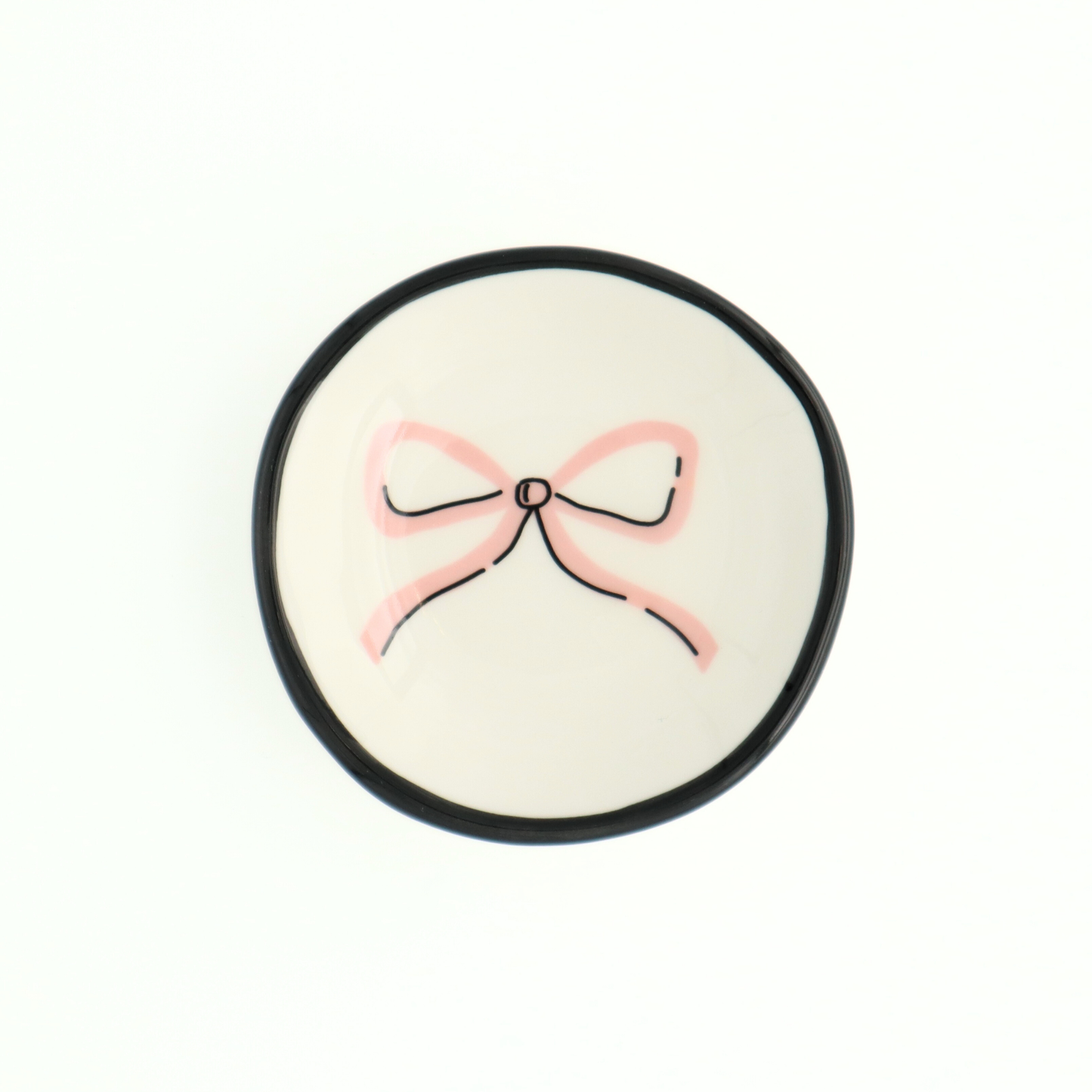 Ring Dish Pastel Pink Bow