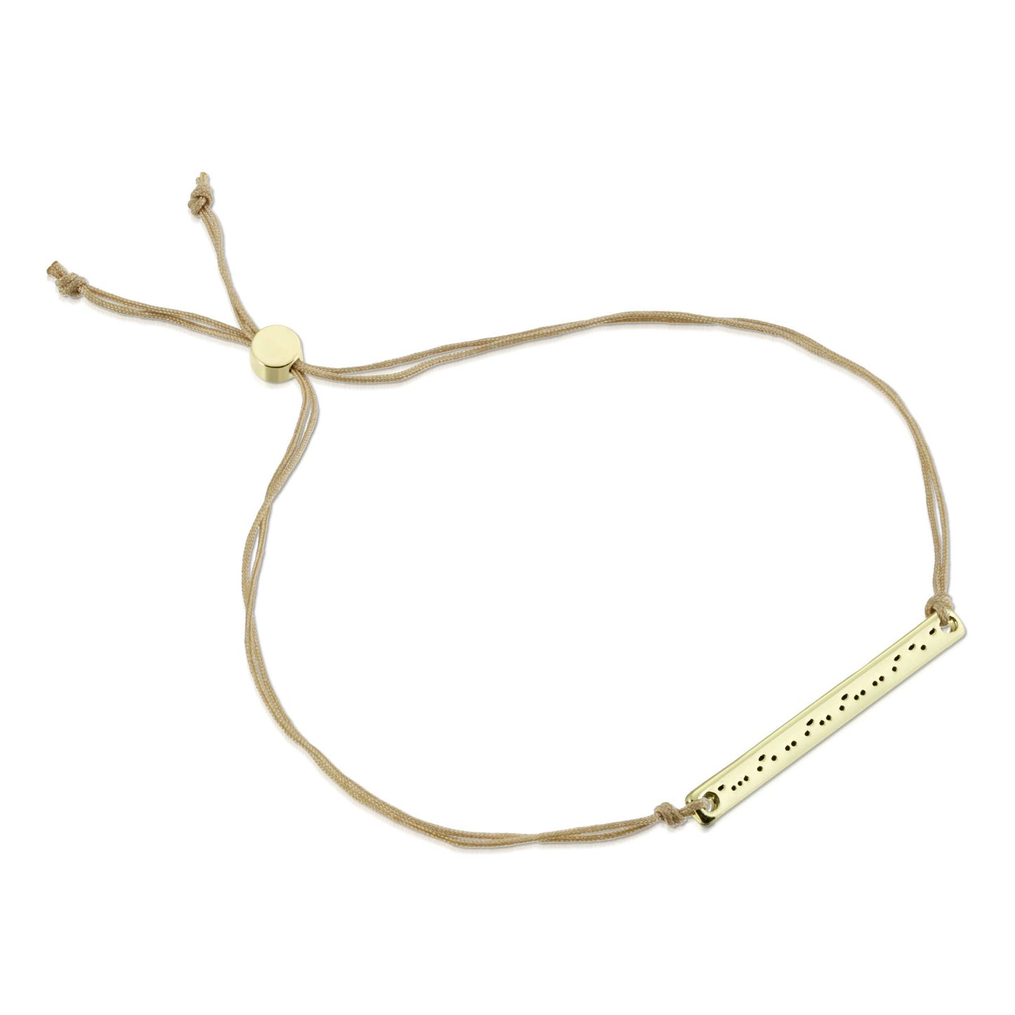 Morse Code Bar Bracelet - BRILLIANT
