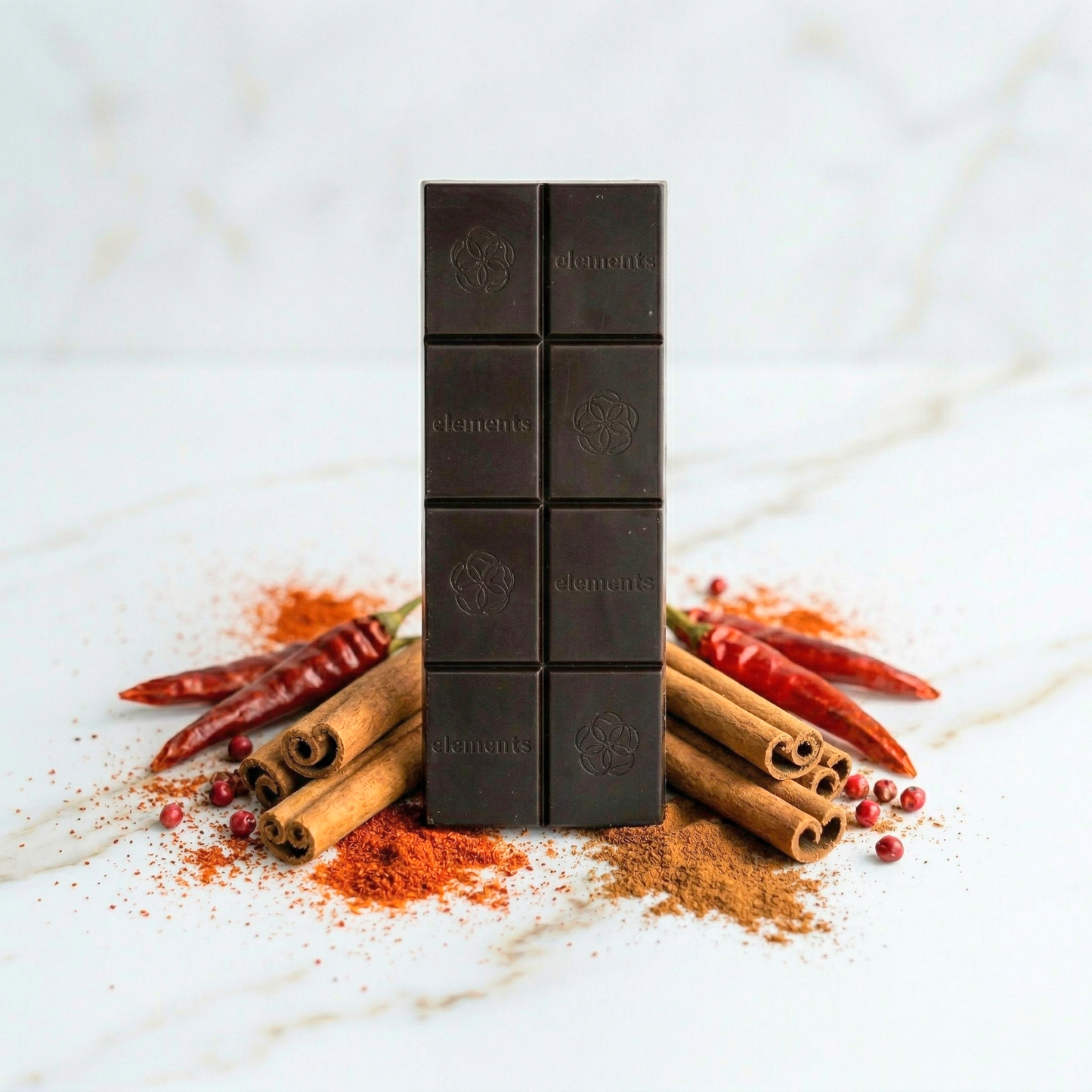 Spicy Cayenne Cinnamon Dark Chocolate | Vegan Organic
