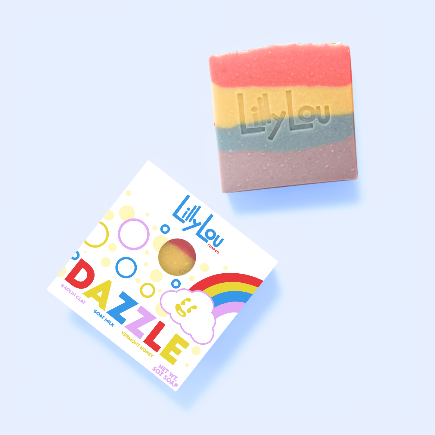 Rainbow Soap | Dazzle Soap Bar | Goat Milk Soap Bar | Pride