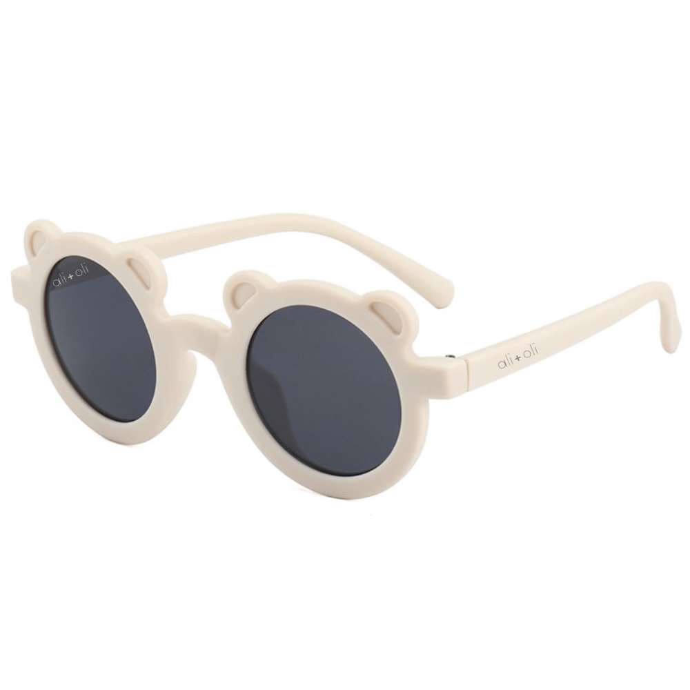 Kids Sunglasses Round (Bear Beige)