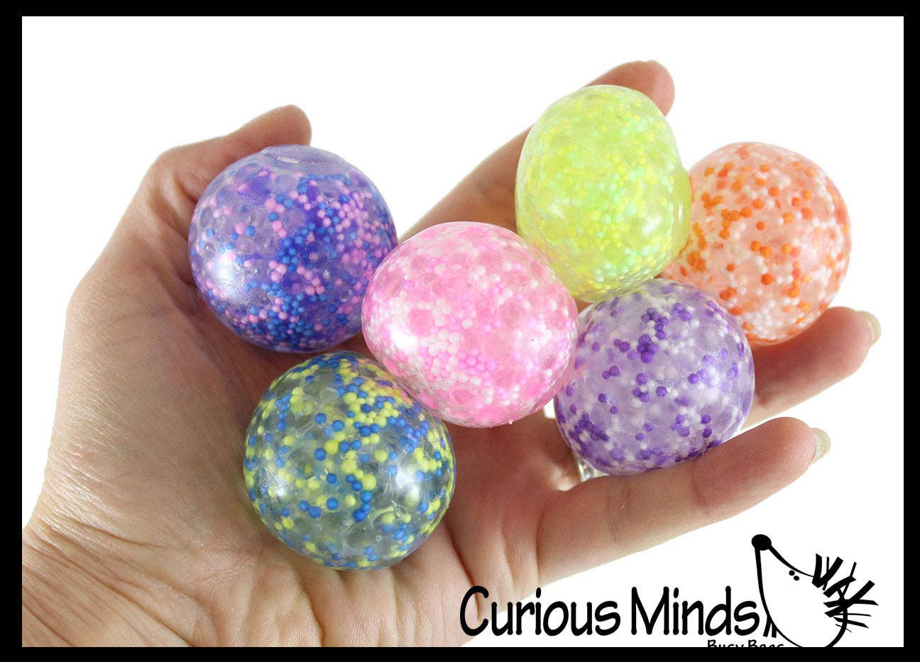 Small Amazing 1.5" Confetti Bead with Thick Gel Mold-able