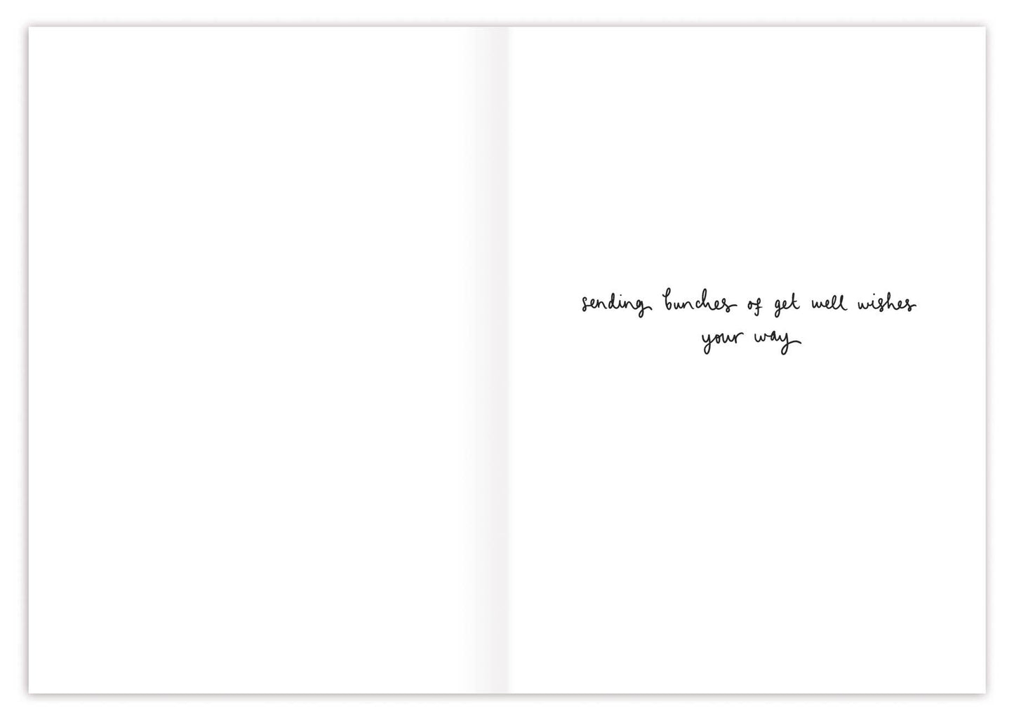 Vase of Flowers Get Well Card